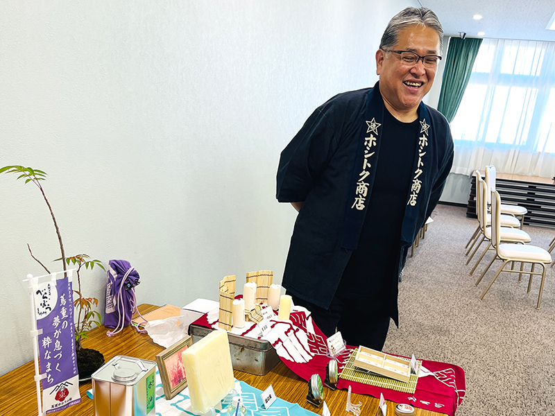 鬢付け油の展示